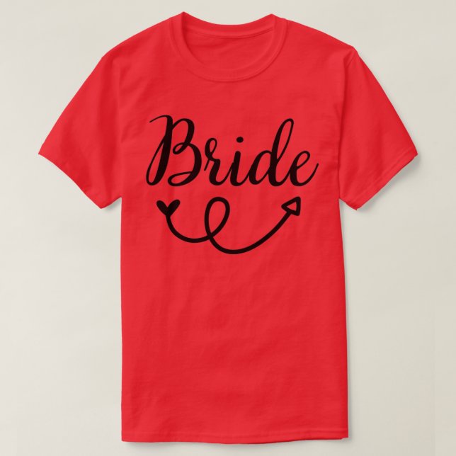 T-shirt Célébration de groupe de fiançailles de la mariée (Design devant)