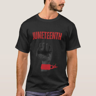 T-shirt Célébration de Juneteenth Culture noire Emancipati