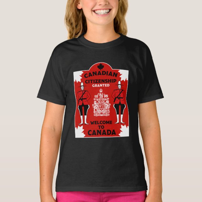 T-shirt Célébration de la citoyenneté canadienne (Devant)