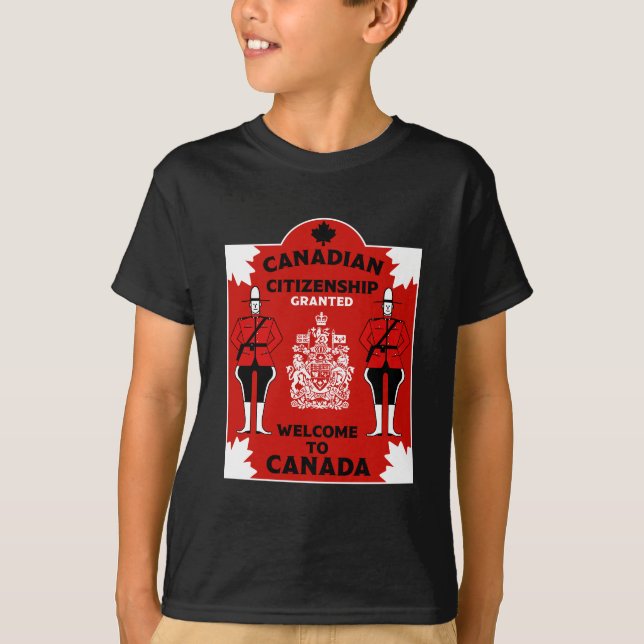 T-shirt Célébration de la citoyenneté canadienne (Devant)
