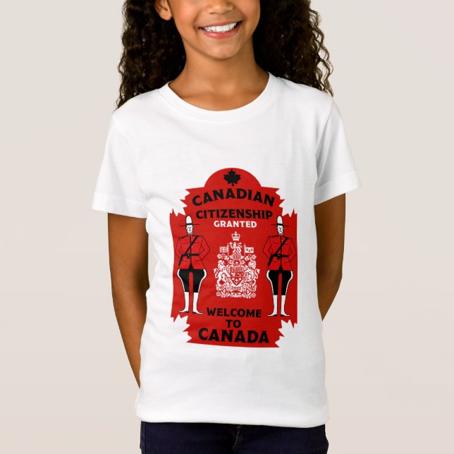 T-Shirt Célébration de la citoyenneté canadienne (Devant)