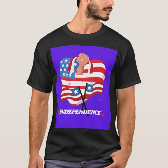 T-shirt Célébration de la fête de l'indépendance - Liberté (Devant)