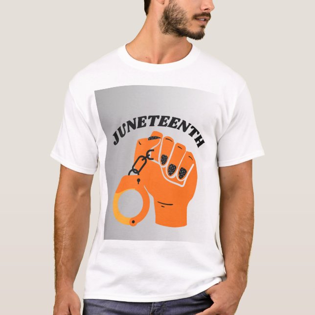 T-shirt Célébration de la Journée de Juneteenth – Liberté, (Devant)