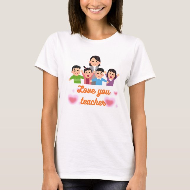 T-shirt Célébration de la Journée de l'enseignant en class (Devant)