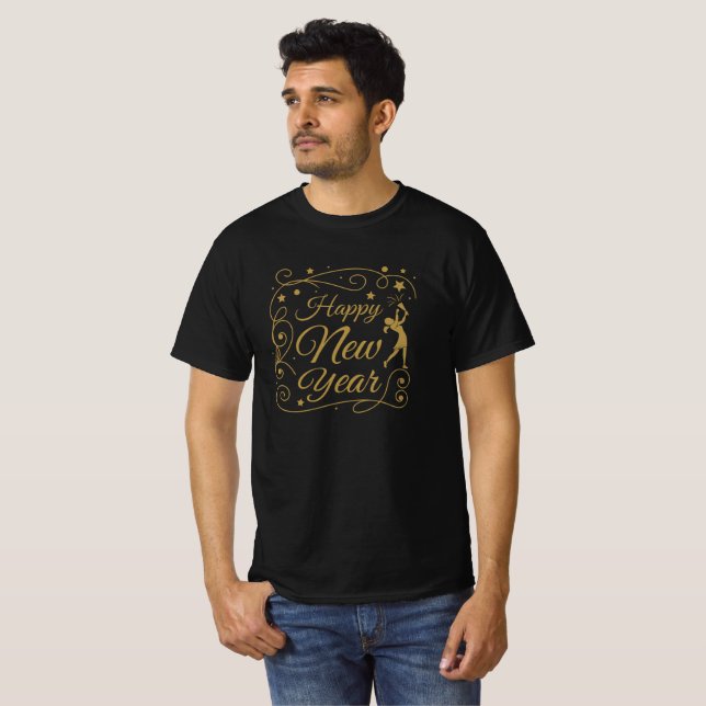 T-shirt Célébration de la nouvelle année (Devant entier)