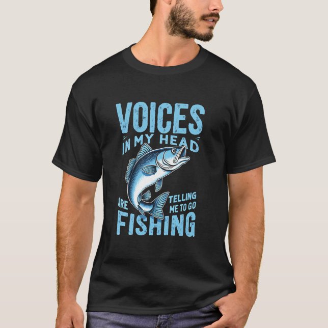 T-shirt Célébration de la passion de pêche effrontée (Devant)
