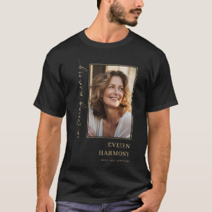 T-shirt Célébration de la vie funéraire mémorial photo