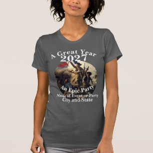 T-SHIRT CÉLÉBRATION DE LA VIE HG FV LF FUNÉRAILLES MÉMORIA