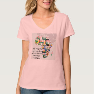 T-shirt Célébration de l'Afrique dans le design des drapea