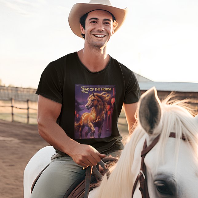 T-shirt Célébration de l'année du Cheval 2026 (Créateur téléchargé)