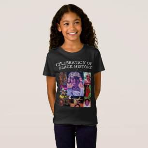 T-Shirt CÉLÉBRATION DE L'HISTOIRE NOIRE AFRICAINE AMÉRI