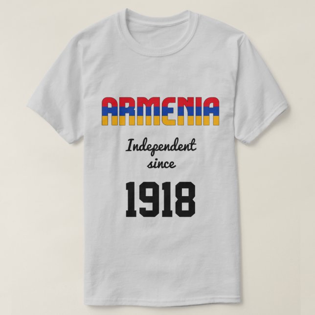 T-shirt Célébration de l'indépendance du drapeau de l'Armé (Design devant)