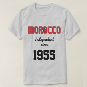 T-shirt Célébration de l'indépendance du Maroc