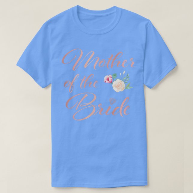 T-shirt Célébration de mariage de la mère de la mariée  (Design devant)