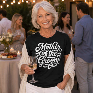 T-shirt Célébration de mariage de la mère du marié