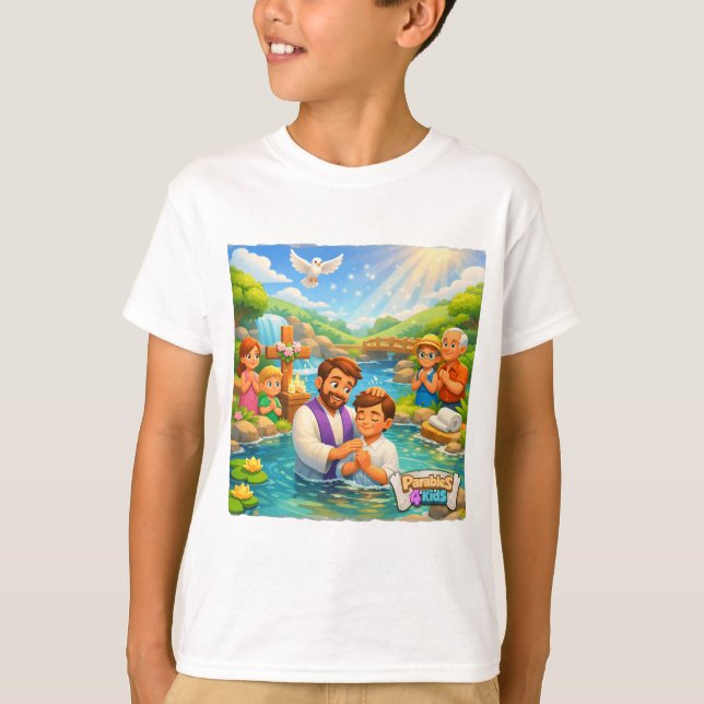T-shirt Célébration de Pâques — Parables4Kids.com (Devant)