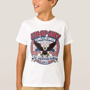 T-shirt Célébration de réunion patriotique du 4 juillet