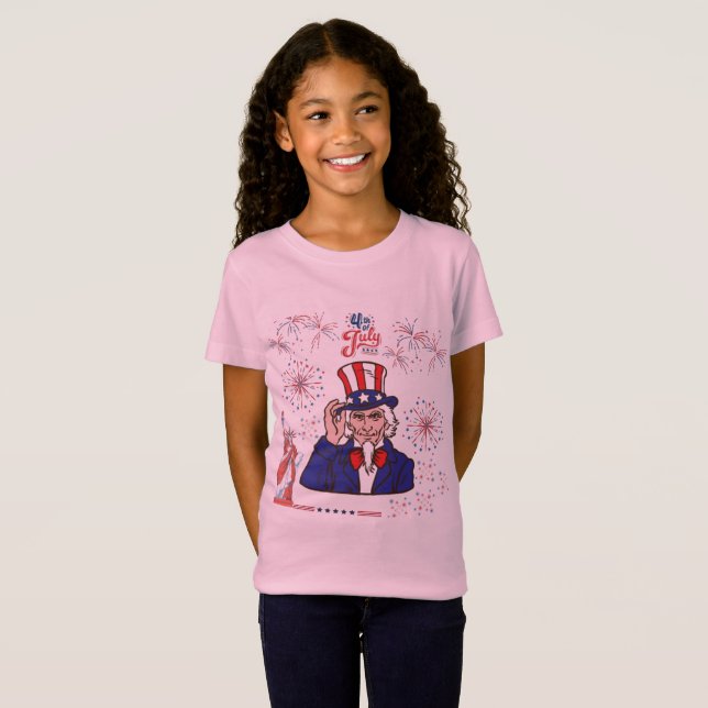 T-Shirt Célébration des cœurs courageux rose pâle (Devant entier)
