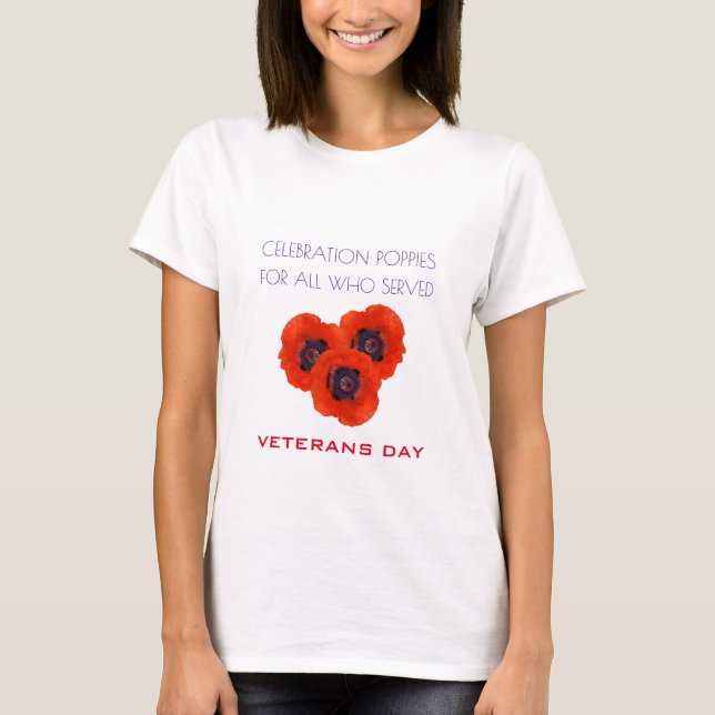T-Shirt Célébration des coquelicots (Devant)