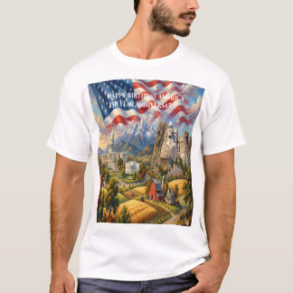 T-shirt Célébration du 250e anniversaire de l'Amérique