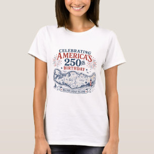 T-shirt Célébration du 250e anniversaire de l'Amérique à H
