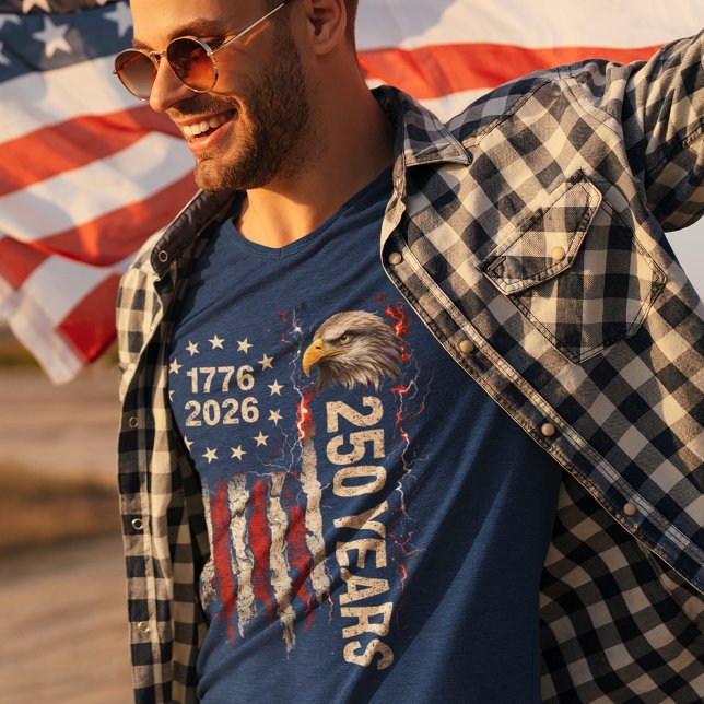 T-shirt Célébration du 250e anniversaire des États-Unis (Créateur téléchargé)