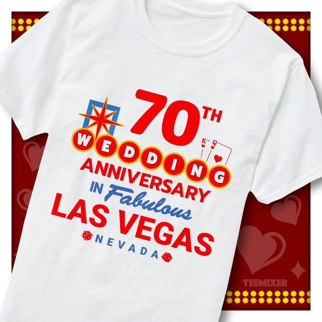 T-shirt Célébration du 70e anniversaire de mariage d'un co (Créateur téléchargé)