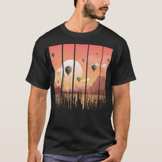 T-shirt Célébration du coucher du soleil de Grunge Drippin