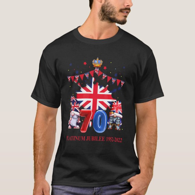 T-shirt Célébration du jubilé de la reine britannique du P (Devant)