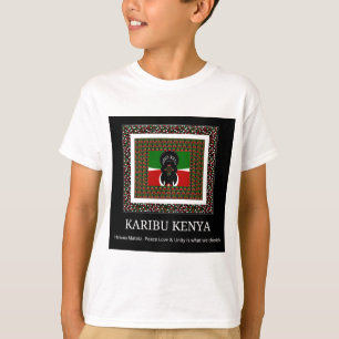 T-shirt Célébration du Kenya : Un accueil chaleureux au Ke