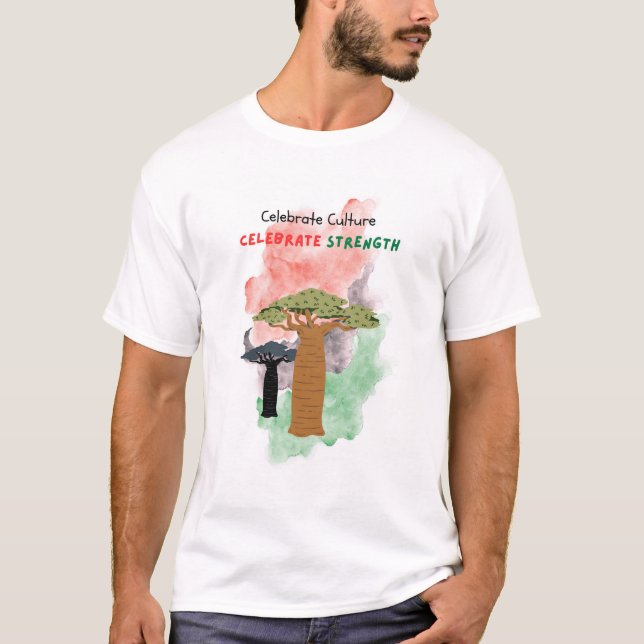 T-shirt Célébration du Mois de l'Histoire des Noirs (Devant)