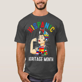 T-shirt Célébration du Mois du patrimoine hispanique latin