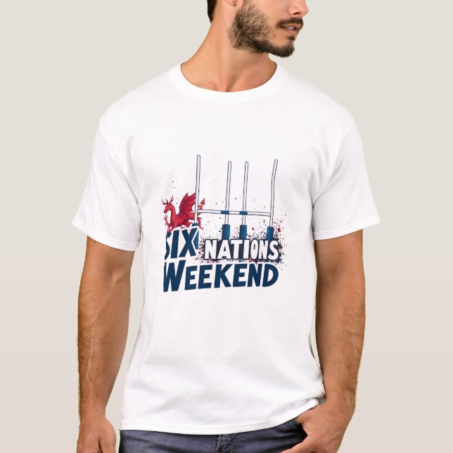 T-shirt Célébration du Six Nations de rugby (Devant)