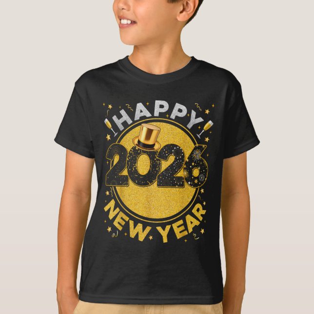 T-shirt Celebration Happy New Year Eve 2026 Party Men Wome (Devant)