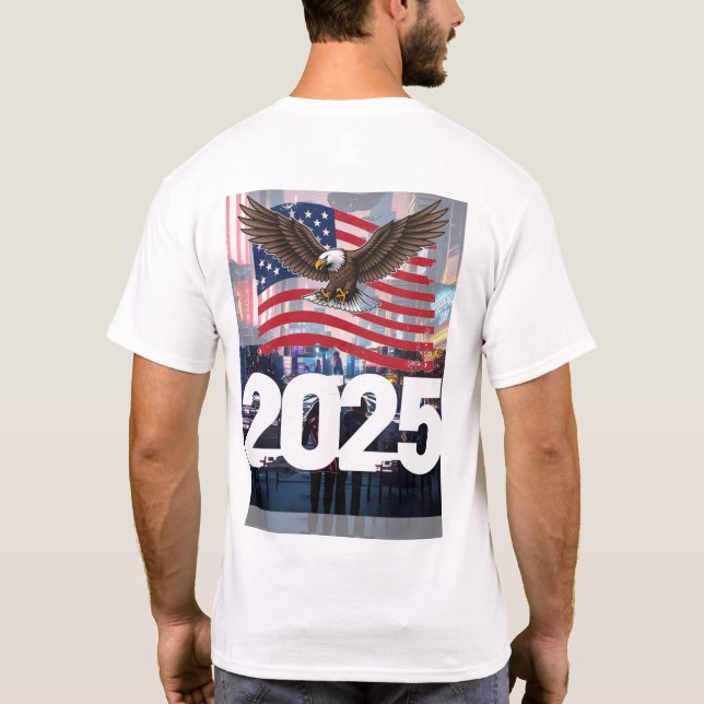 T-shirt Célébration patriotique de 2025 | Indépendance mod (Dos)