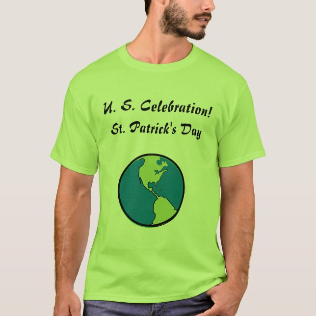 T-shirt Célébration-Personnaliser des États-Unis du jour (Devant)