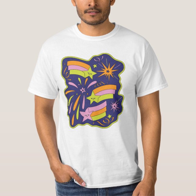 T-shirt Célébration Whimsical Starburst (Devant)
