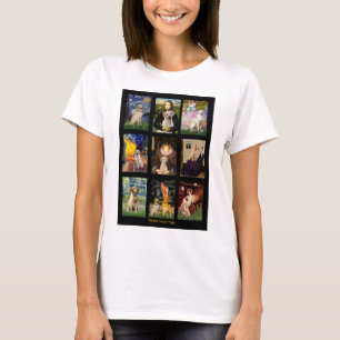 T-shirt Célèbre Art Jaune Lab Composite