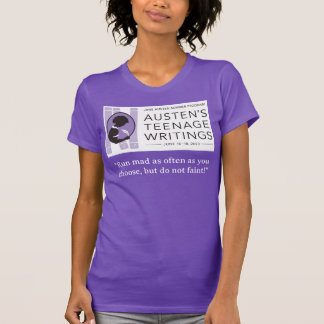 T-Shirt célèbre les écrits jeunes de Jane Austen