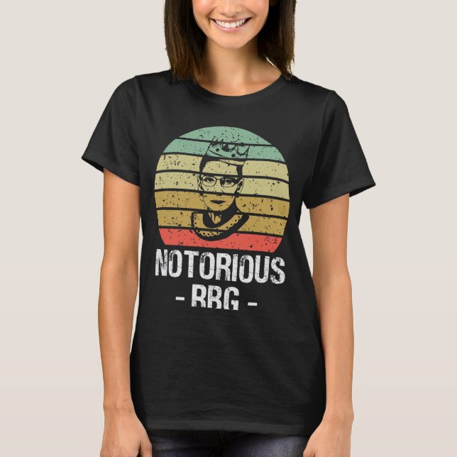 T-shirt Célèbre RBG - Chemise RGB, Ruth Bader Ginsburg (Devant)