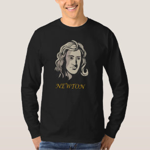T-shirt Célèbre Sir Isaac Newton Physicist Mathematicien A
