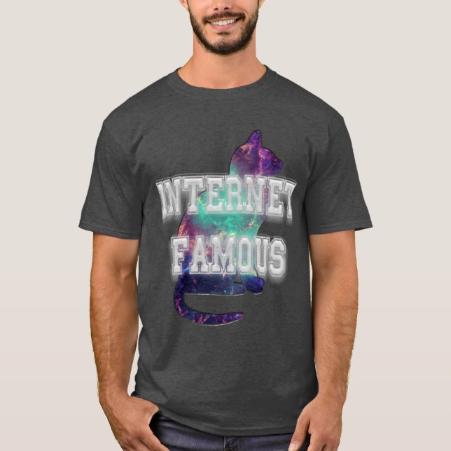 T-shirt Célèbre sur Internet (Devant)
