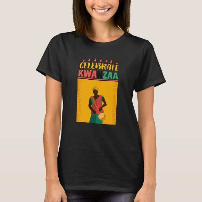 T-shirt Célébrer Kwanzaa (Devant)