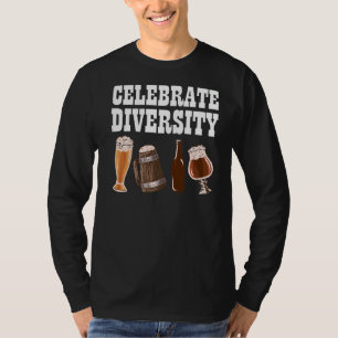 T-shirt Célébrer la diversité Boire de l'artisanat local b