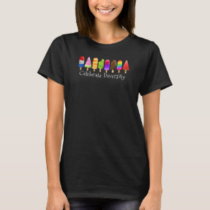 T-shirt Célébrer la diversité Frozen Popsicle Traitements