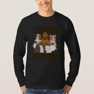 T-shirt Célébrer la diversité propriétaire de cobaye anima