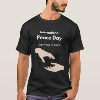 T-shirt Célébrer La Journée Internationale De La Paix Sept