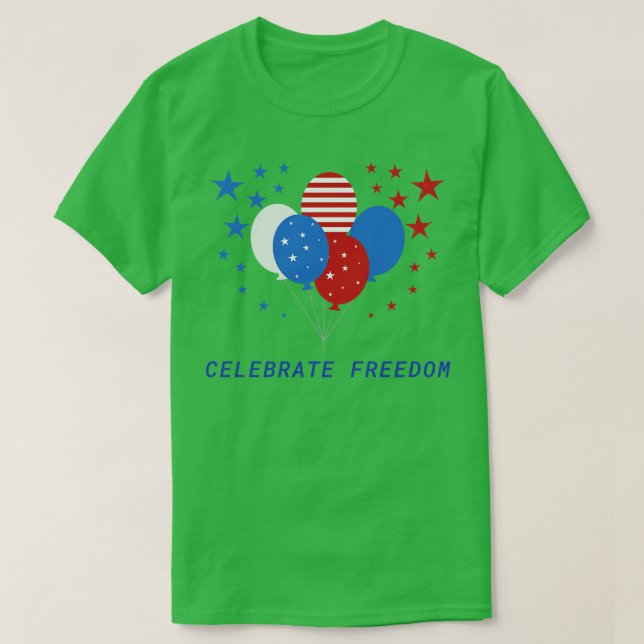 T-shirt Célébrer la liberté (Design devant)