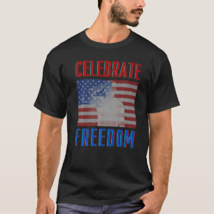 T-shirt Célébrer la liberté 4 juillet les hommes patriotiq