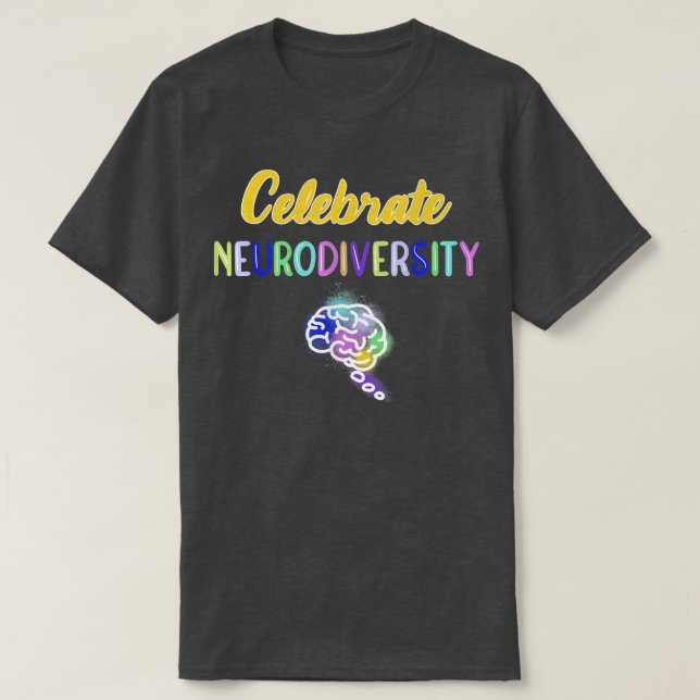 T-shirt Célébrer la neurodiversité (Design devant)